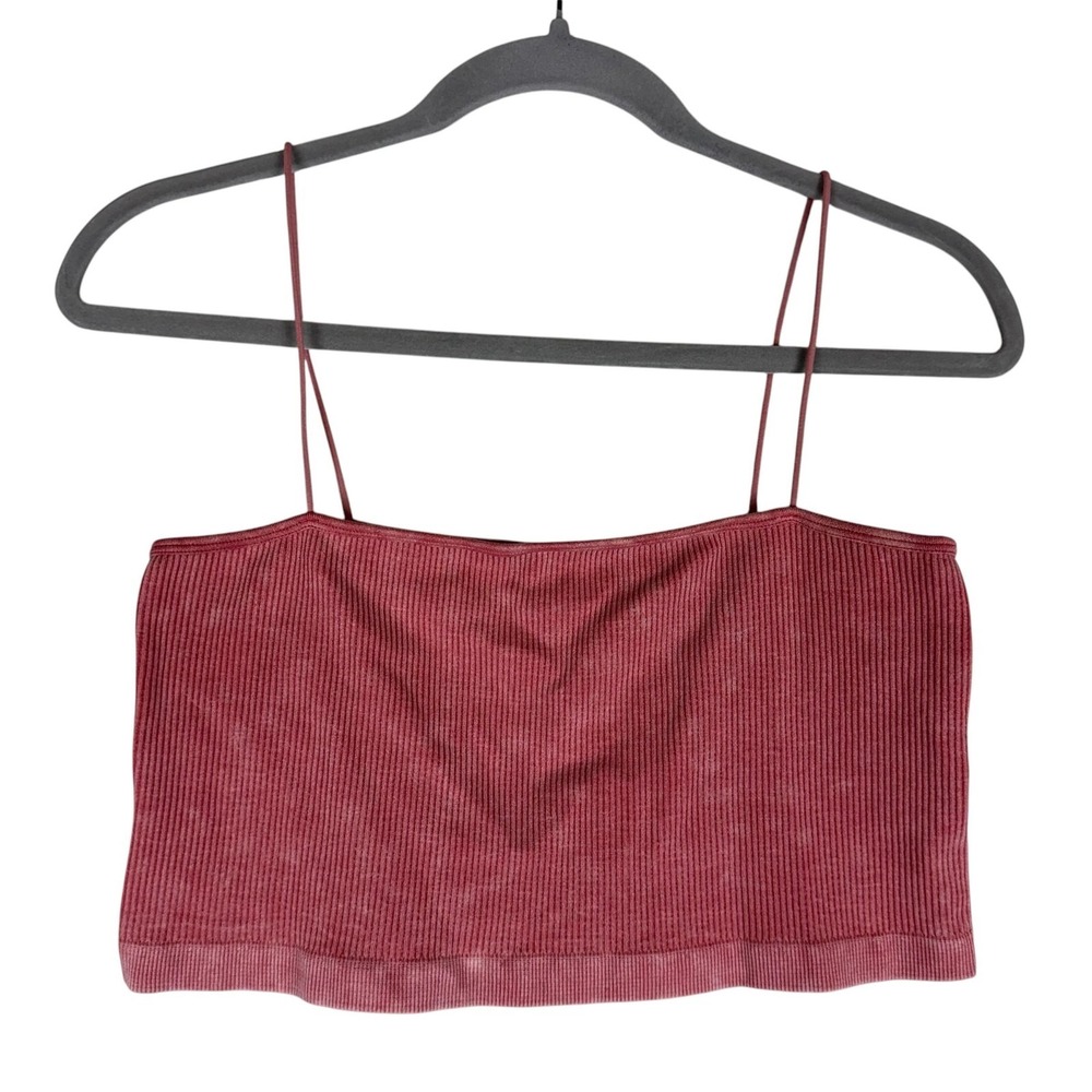 Aeropostale Camisole‎ Womens XL Pink Seriously Soft Seamless Ribbed Stretch